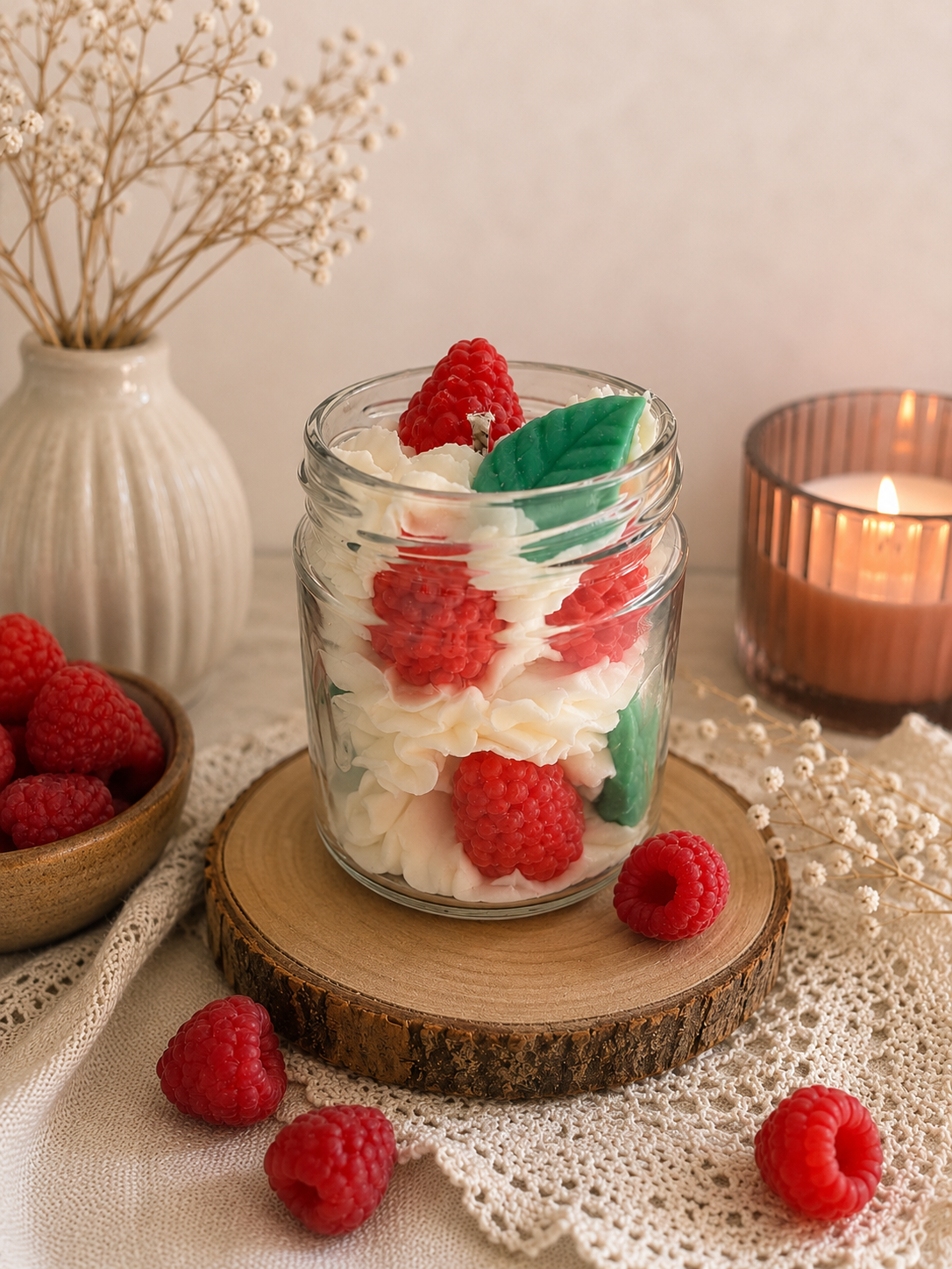 Framboise à la chantilly